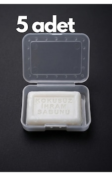 Kokusuz İhram Sabunu 5 Adet Alkolsüz Ve Parfümsüz Özel Koruma Kutulu Hac & Umre Sabunu Kokusuz İhram Sabunu 5 Adet Alkolsüz Ve Parfümsüz Özel Koruma Kutulu Hac & Umre Sabunu