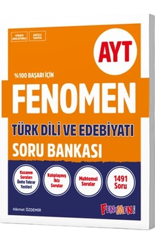 Fenomen Ayt Türk Dili Ve Edebiyatı Soru Bankası Fenomen Yayınları Fenomen Ayt Türk Dili Ve Edebiyatı Soru Bankası Fenomen Yayınları