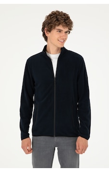 U.S. Polo Assn. Erkek Lacivert Basic Polar Hırka 50298066-VR033 U.S. Polo Assn. Erkek Lacivert Basic Polar Hırka 50298066-VR033