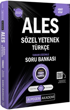 2025 Ales Türkçe Sözel Mantık Tamamı Çözümlü Soru Bankası 2025 Ales Türkçe Sözel Mantık Tamamı Çözümlü Soru Bankası