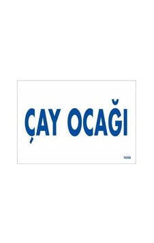 Çay Ağı Uyarı Levhası 17,5x25 Kod:1658