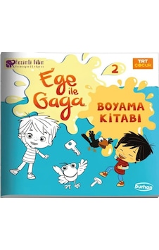 TRT Çocuk Ege ile Gaga Boyama Kitabı 2- Burhan Yayıncılık TRT Çocuk Ege ile Gaga Boyama Kitabı 2- Burhan Yayıncılık