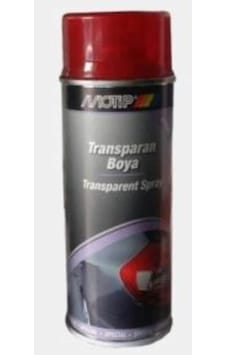 Motip Transparan Kırmızı Sprey Boya 150 ML - Stop Boyası Motip Transparan Kırmızı Sprey Boya 150 ML - Stop Boyası
