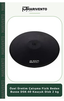 Özel Üretim Çalışma Fizik Beden Busso Dsk-40 Kauçuk Disk 2 Kg Özel Üretim Çalışma Fizik Beden Busso Dsk-40 Kauçuk Disk 2 Kg