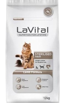 Lavital Kuzu Etli Kisirlastirilmis Kedi Mamasi 12 KG Lavital Kuzu Etli Kisirlastirilmis Kedi Mamasi 12 KG