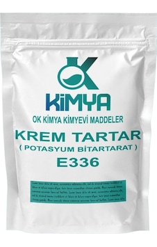 Ok Kimya Krem Tartar E336 Potasyum Bitartrat 1 KG Ok Kimya Krem Tartar E336 Potasyum Bitartrat 1 KG