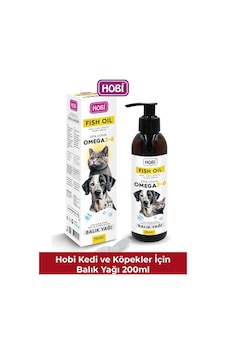 Hobi Kedi Ve Köpekler İçin Omega 3-6 Balık Yağı 200 Ml Deri Ve Tüy Bakım Desteği Hobi Kedi Ve Köpekler İçin Omega 3-6 Balık Yağı 200 Ml Deri Ve Tüy Bakım Desteği