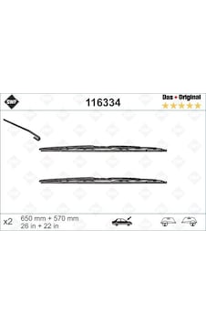 Valeo 116334 Silecek Süpürgesi Takımı 650mm / 570mm Bmw E39 Swf 61619070579 1 Takım Valeo 116334 Silecek Süpürgesi Takımı 650mm / 570mm Bmw E39 Swf 61619070579 1 Takım