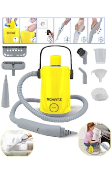 Schatz 1000w Easyfix Series Profesyonel Buharlı Temizleyici Buharlı Temizlik Makinesi Gri G1000esy Schatz 1000w Easyfix Series Profesyonel Buharlı Temizleyici Buharlı Temizlik Makinesi Gri G1000esy