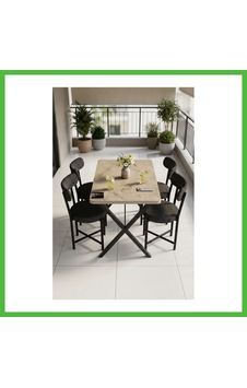 Vaveni Mutfak Masası 4 Sandalyeli Set 110x70 Cm Modern Bahçe Cafe Masa Takımı 4 Kişilik Tedy 9883 Anstrasit Arz Çok Renkli Vaveni Mutfak Masası 4 Sandalyeli Set 110x70 Cm Modern Bahçe Cafe Masa Takımı 4 Kişilik Tedy 9883 Anstrasit Arz Çok Renkli