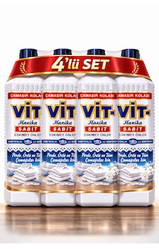 Vit Çamaşır Kolası 500 Ml Perde Örtü Ve Tüm Çamaşırlarda Eskimeyi Önler 4 Adet 500 ML Vit Çamaşır Kolası 500 Ml Perde Örtü Ve Tüm Çamaşırlarda Eskimeyi Önler 4 Adet 500 ML