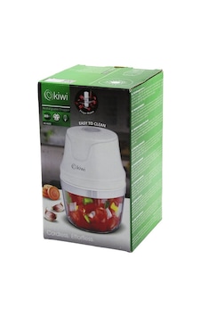 Kiwi Kc-8203 Usb Şarjlı Mini 3 Bıçaklı Blender Rondo Gıda Doğrayıcı 350ml Mika Kristal Hazne 5