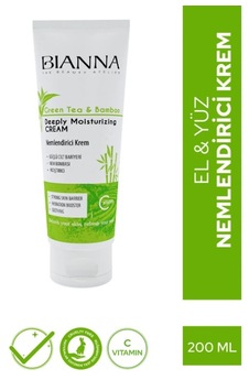 Bianna Deeply Green Tea & Bambu Moisturizing Cream 200 ML Bianna Deeply Green Tea & Bambu Moisturizing Cream 200 ML