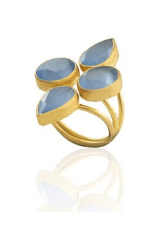 Kadir Jewellery 22 Ayar Altın Kaplama Zirkon Taşlı Kadın Vintage Yüzük Mavi 10548169 Kadir Jewellery 22 Ayar Altın Kaplama Zirkon Taşlı Kadın Vintage Yüzük Mavi 10548169