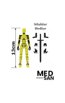13 Dummy Siyah Sarı Tüm Eklemleri Hareketli Aksiyon Figürü Oyuncak 13 Dummy Siyah Sarı Tüm Eklemleri Hareketli Aksiyon Figürü Oyuncak