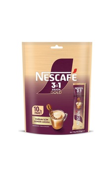 Nescafé 3'ü 1 Arada Gold Yoğun 10'lu 6'li Avantaj Paketi Mıchu Çözünebilir Nescafé 3'ü 1 Arada Gold Yoğun 10'lu 6'li Avantaj Paketi Mıchu Çözünebilir