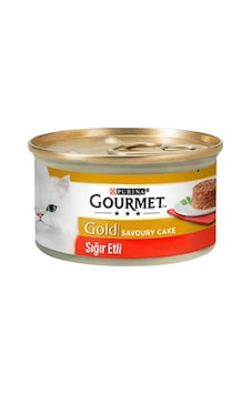 Gourmet Gold Savoury Cake Sığır Etli Konserve Yetişkin Kedi Maması 24 x 85 G Gourmet Gold Savoury Cake Sığır Etli Konserve Yetişkin Kedi Maması 24 x 85 G