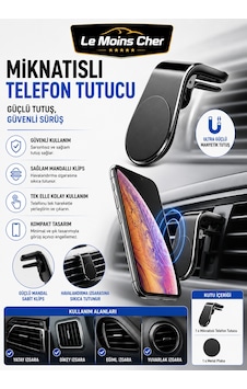 Audi A3 Sport Mıknatıslı Telefon Tutucu Izgara Tipi Mandallı Araç İçi Siyah Audi A3 Sport Mıknatıslı Telefon Tutucu Izgara Tipi Mandallı Araç İçi Siyah