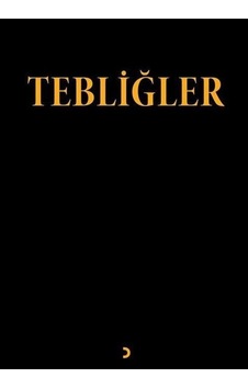 Tebliğler - Emrah Eryılmaz - Cinius Tebliğler - Emrah Eryılmaz - Cinius