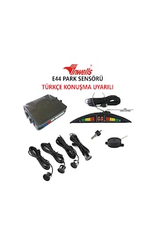 İnwells E44 Park Sensörü Türkçe Konuşma Uyarılı Siyah İnwells E44 Park Sensörü Türkçe Konuşma Uyarılı Siyah