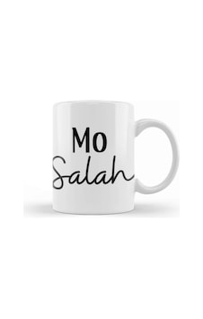 Mo Salah Ballon D'or The Best Player İn The World 2021 Vintage Retro Rainbow Style Kupa Bardak Porselen No12948 Karışık