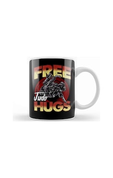 Funny Free Judo Hugs Mma Pun Kupa Bardak Porselen Karışık Funny Free Judo Hugs Mma Pun Kupa Bardak Porselen Karışık