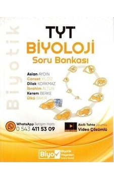 Biyotik Tyt Biyoloji Soru Bankası 2023-2024 Biyotik Tyt Biyoloji Soru Bankası 2023-2024