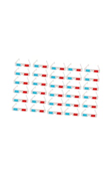 Lurrose 30'lu Paket Tek Kullanımlık 3d Gözlük Anaglyph Filmler İçin Beyaz Kartondan Yapılmış Video Sinema Gözlük Aksesuarları Lurrose 30'lu Paket Tek Kullanımlık 3d Gözlük Anaglyph Filmler İçin Beyaz Kartondan Yapılmış Video Sinema Gözlük Aksesuarları