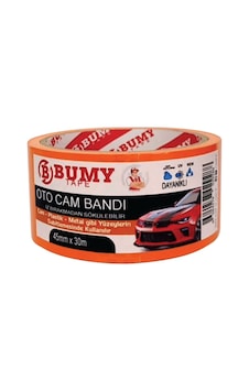 Bumy Oto Cam Bandı Turuncu 45mm X 30mt Bumy Oto Cam Bandı Turuncu 45mm X 30mt