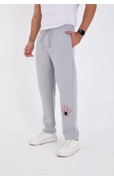 Tarzyeri Oversize Üç İplik Baskılı Eşofman Pantolon - Gri 001 Tarzyeri Oversize Üç İplik Baskılı Eşofman Pantolon - Gri 001