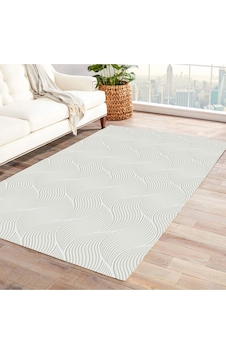 Jassrug Rölyef Halı 150x220 Orla Krem Makine Halısı Jassrug Rölyef Halı 150x220 Orla Krem Makine Halısı