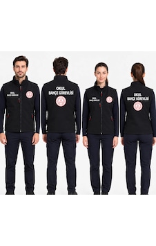 Okul Bahçe Görevlisi Yelek Soft Shell - Siyah Okul Bahçe Görevlisi Yelek Soft Shell - Siyah