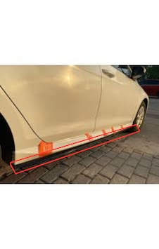 Golf 7 - Golf 7.5 Marşpiyel Altı Lip Parlak Siyah