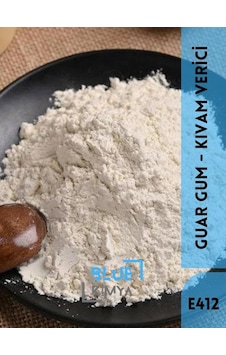 Blue Kimya Guar Gum E412 Guar Gam Kıvam Verici 5 KG Blue Kimya Guar Gum E412 Guar Gam Kıvam Verici 5 KG