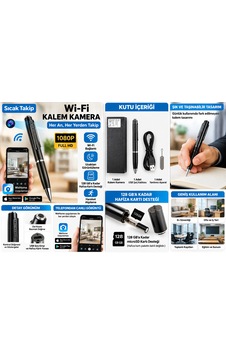 Wi-fi 1080p Full Hd Taşınabilir Video Kayıt Cihazı 128 Gb Hafıza Kartı Destekli