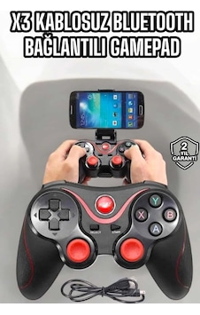 Mey İthalat Game Stick Android Uyumlu Gamepad X3 Standlı Oyun Kolu Bluetooth Bağlantılı 20341169 Mey İthalat Game Stick Android Uyumlu Gamepad X3 Standlı Oyun Kolu Bluetooth Bağlantılı 20341169