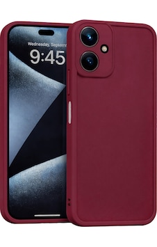 Samsung Galaxy A06 Uyumlu Kamera Çıkıntılı Mat Silikon Telefon Kılıfı Bordo Samsung Galaxy A06 Uyumlu Kamera Çıkıntılı Mat Silikon Telefon Kılıfı Bordo