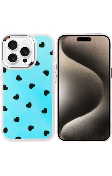 Apple Uyumlu iPhone 15 Pro Kılıf Airbag Tasarımlı Zore Hadra Kapak Kalp Apple Uyumlu iPhone 15 Pro Kılıf Airbag Tasarımlı Zore Hadra Kapak Kalp
