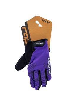 Raptor Matrıx Uzun Parmak Eldiven Comfort-gel - Cyber Purple - Xs Mor