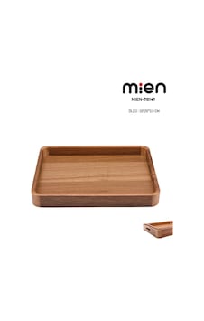 Mien Akasya Tepsi 33 X 25 X 3.8 Cm Kahverengi Mien Akasya Tepsi 33 X 25 X 3.8 Cm Kahverengi