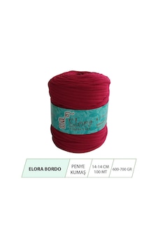 Elora Bordo Penye Kumaş Örgü Ipi Elora Bordo Penye Kumaş Örgü Ipi