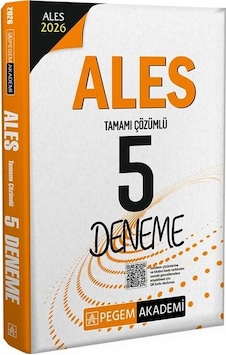 Pegem 2026 Ales 5 Deneme Çözümlü Pegem Akademi Yayınları
