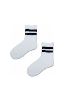 Socks Stores Erkek Kadın Çorap Soket Beyaz Corap Beyaz Desenli Çoraplar Beyaz