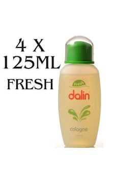 Dalin Fresh Kolonya Yeşil Kapak 4 x 125 ML Dalin Fresh Kolonya Yeşil Kapak 4 x 125 ML