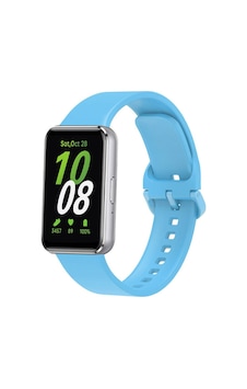 Samsung Uyumlu Galaxy Fit 3 Klasik Kordon - Mavi Samsung Uyumlu Galaxy Fit 3 Klasik Kordon - Mavi