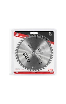 Grs Daire Testere Bıçağı, 180mm, 40 Diş, 22.23mm Göbek Deliği, Ahşap Kesim İçin