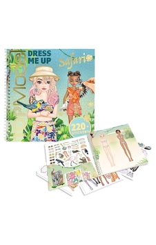 Dress Me Up Moda Tasarım Çıkarma Defteri Stickerlı Giydirme Aktivite Kitabı Çok Renkli Dress Me Up Moda Tasarım Çıkarma Defteri Stickerlı Giydirme Aktivite Kitabı Çok Renkli