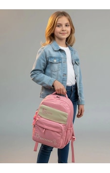 Backpack Çok Bölmeli Okul & Günlük Sırt Çantası Pembe Backpack Çok Bölmeli Okul & Günlük Sırt Çantası Pembe