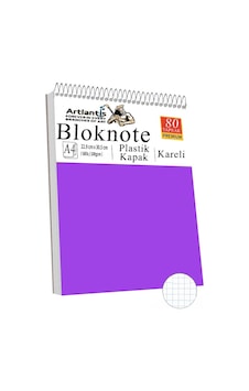 Telli Masaüstü Not Defteri Kareli A4 1 Adet Masa Üstü Plastik Kapaklı Spiralli Bloknot Blocknote 80 Yaprak Okul Ofis Mor Telli Masaüstü Not Defteri Kareli A4 1 Adet Masa Üstü Plastik Kapaklı Spiralli Bloknot Blocknote 80 Yaprak Okul Ofis Mor
