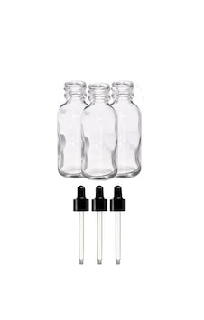 Aropi Şeffaf Cam Şişe Damlalıklı 100 Ml 100 Adet Aropi Şeffaf Cam Şişe Damlalıklı 100 Ml 100 Adet